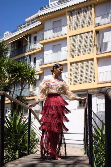 Blusa de flamenca Blusa Flora 2