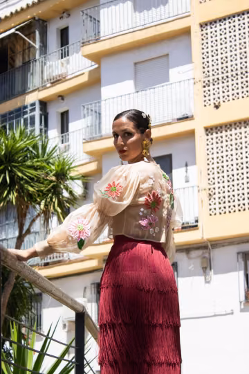 Blusa de flamenca Blusa Flora 3