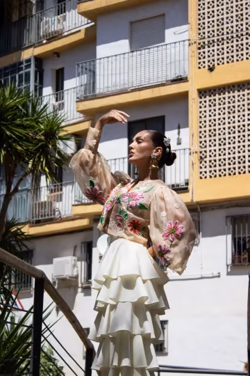 Blusa de flamenca Blusa Flora 4