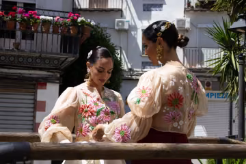 Pendientes de flamenca Libertad 6