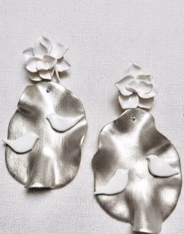 Pendientes de flamenca Paz 1