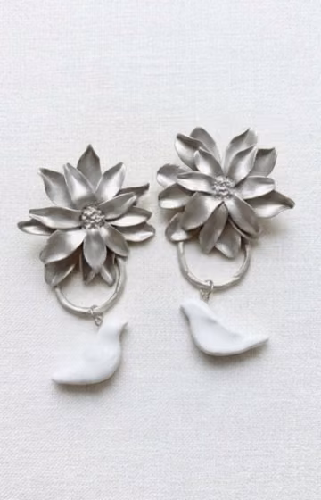 Pendientes de flamenca Lirios 1